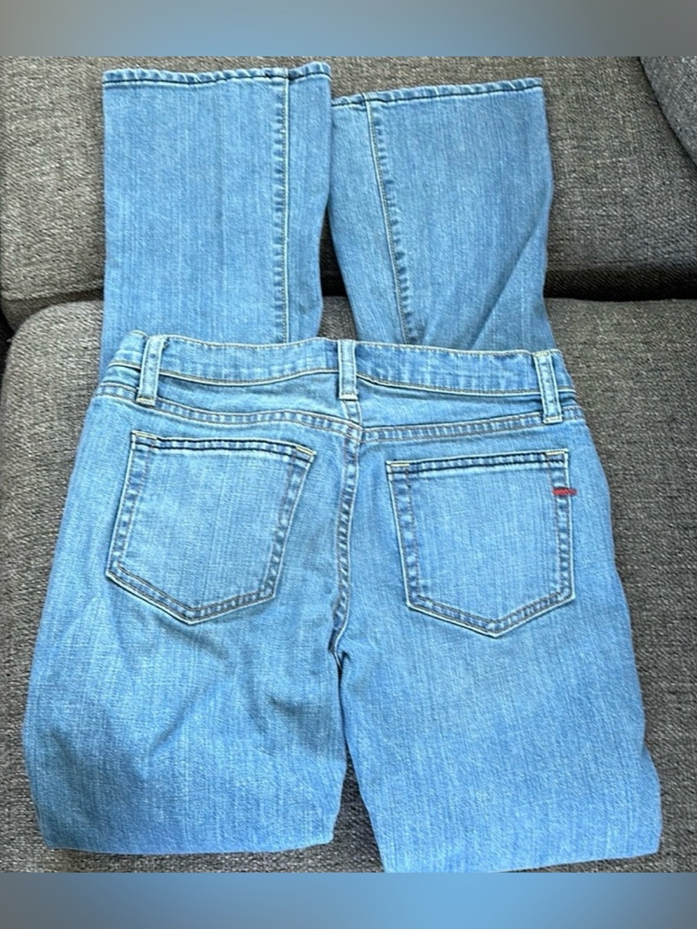 Gap Mid-Rise Bootcut Jeans Women's Size 2/26 Long Light Medium Wash Blue Stretch